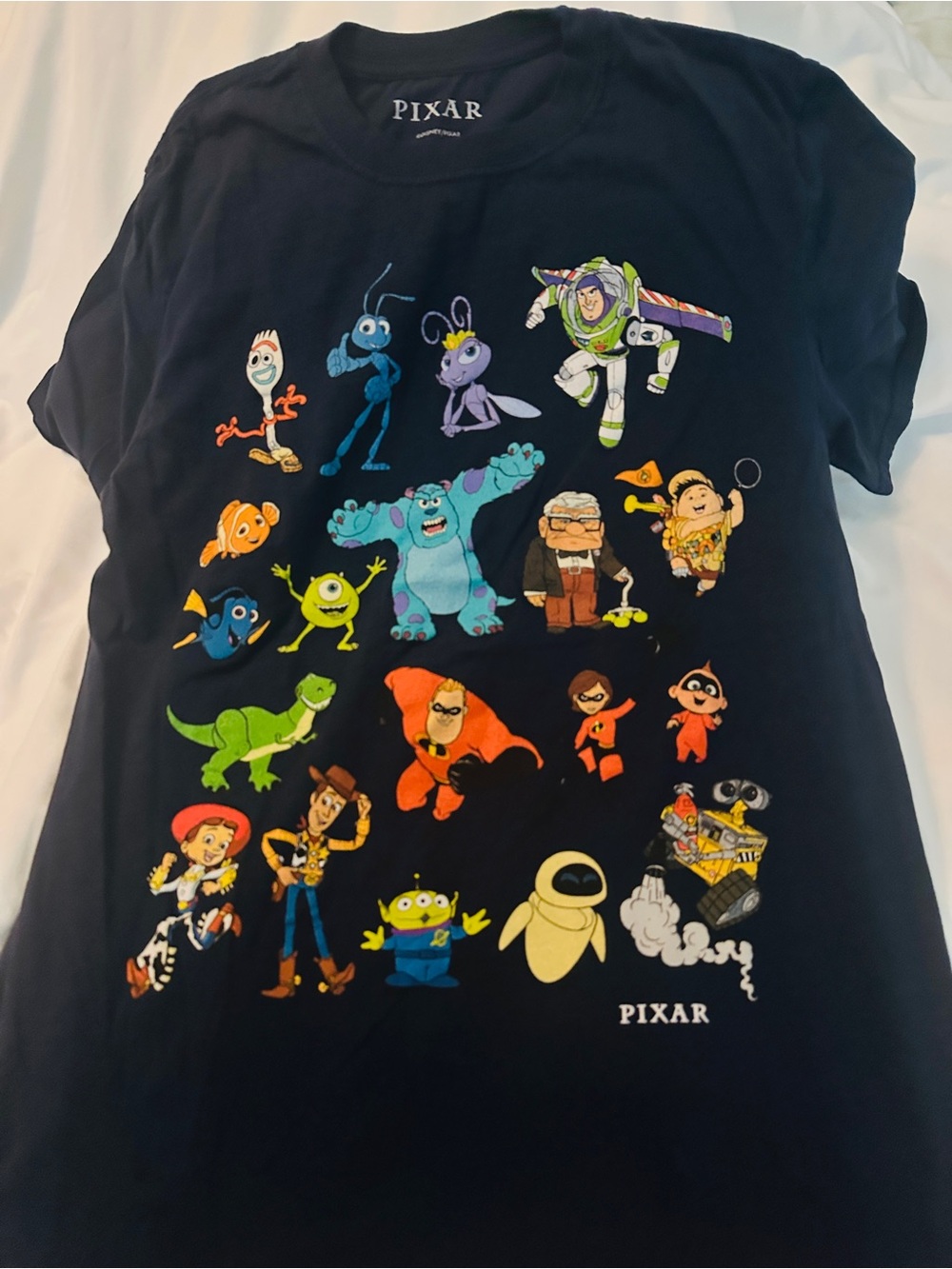 Disney PIXAR Characters Navy Graphic Tee